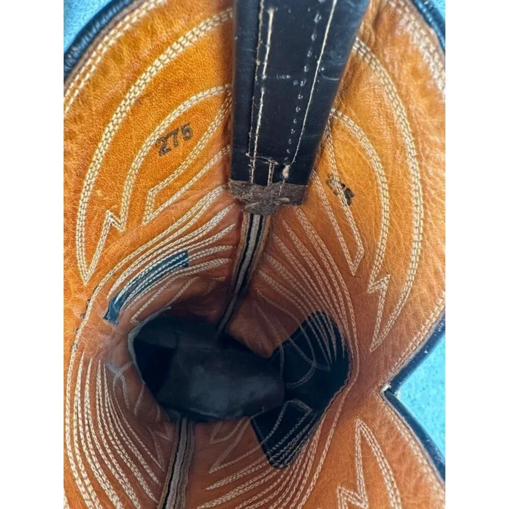 Vintage Tony Lama Cowboy Boots Men's Size 7D
